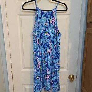 Vibrant Blue Sleeveless Dress